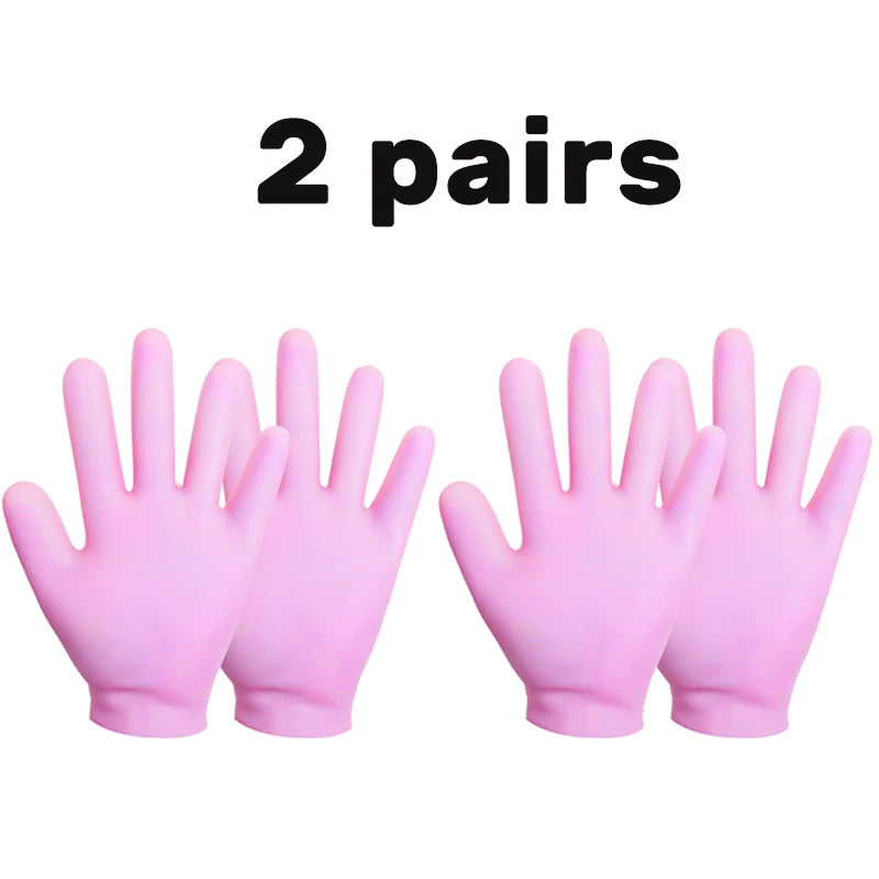 Silicone Moisturising and Exfoliating Gloves and Socks