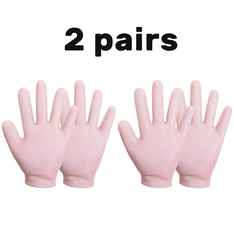Silicone Moisturising and Exfoliating Gloves and Socks