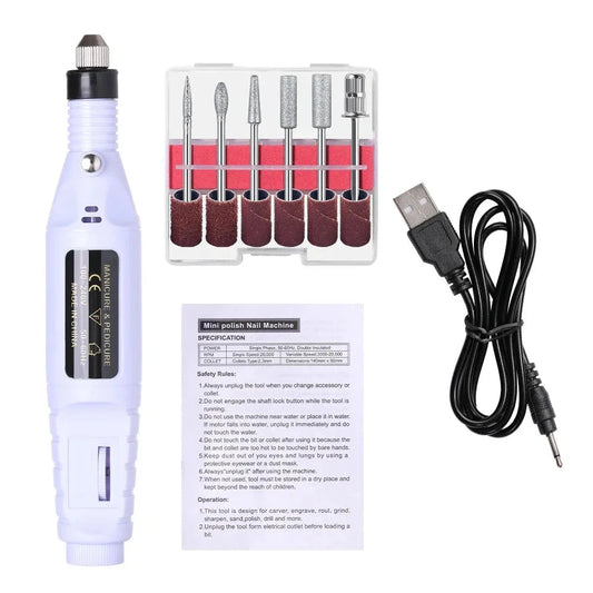 Professional Electric Nail Drill Set