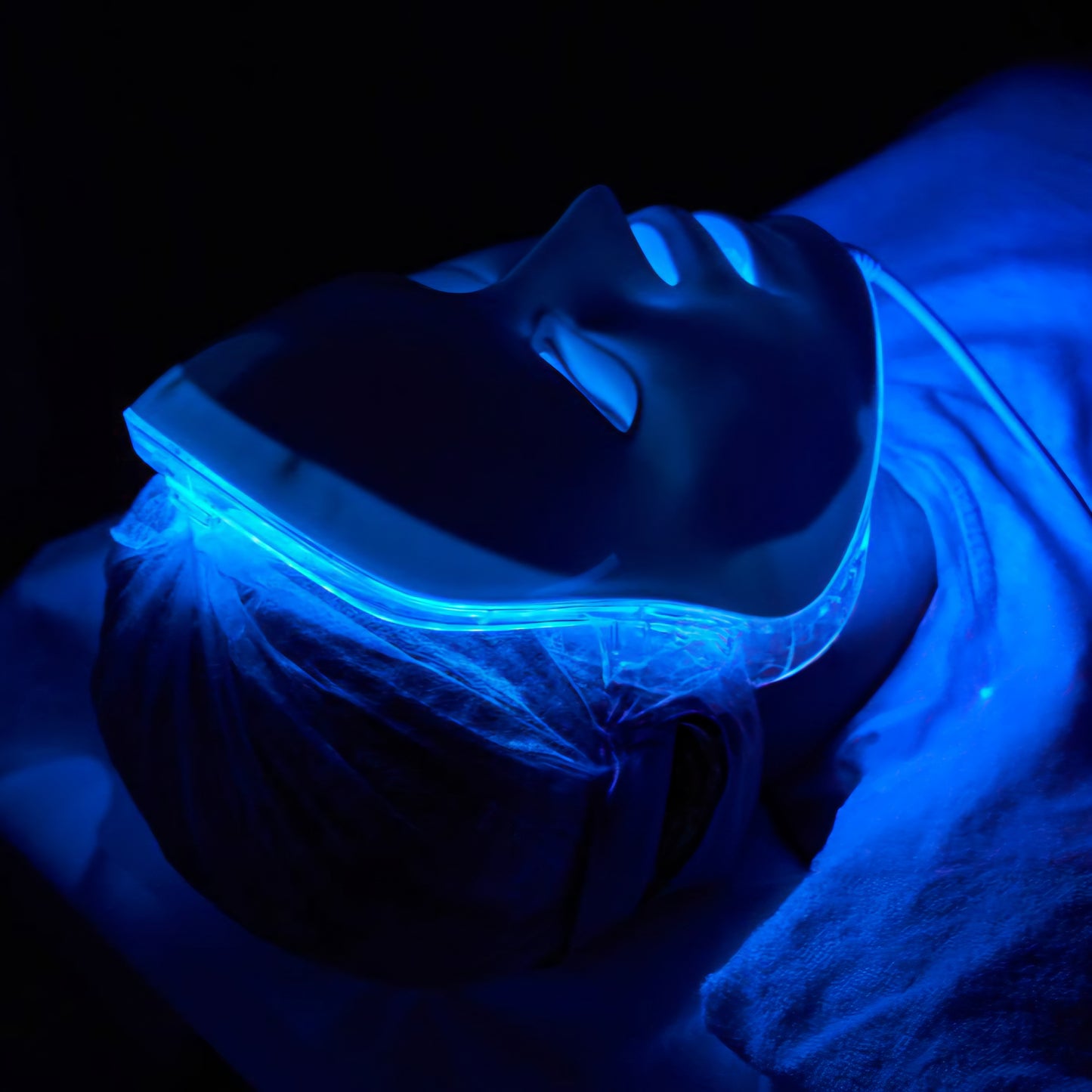 7 Colour LED Light Therapy Mask with Red Light Therapy Neck Band