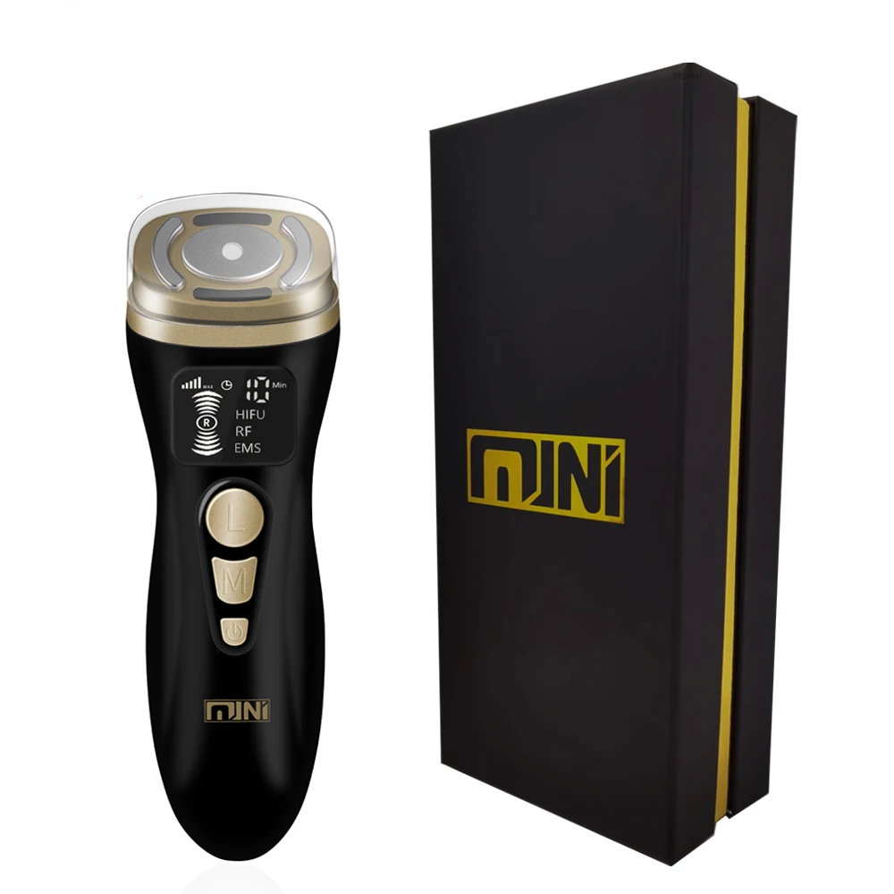 Mini HIFU Microcurrent Facial Toning Device